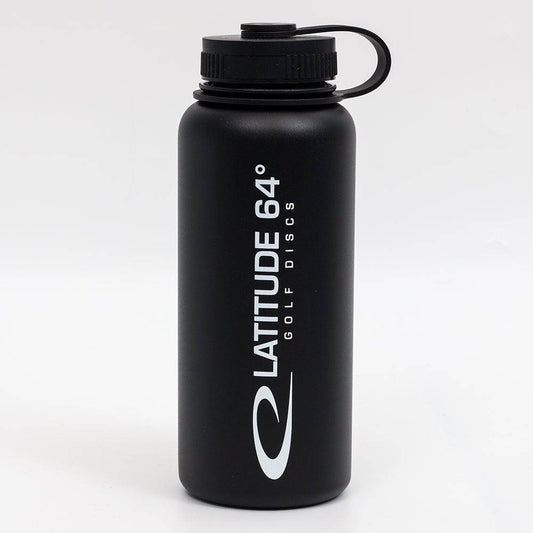Latitude 64 Golf Discs Accessory Black Latitude 64 Logo 32 oz. Stainless Steel Insulated Canteen