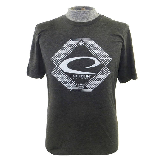 Latitude 64 Golf Discs Apparel M / Black Latitude 64 Lines of Sight Short Sleeve Disc Golf T-Shirt