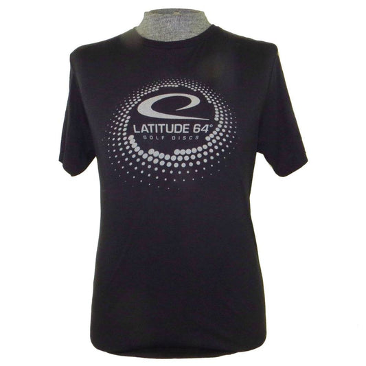 Latitude 64 Golf Discs Apparel M / Black Latitude 64 Swirly Dots Short Sleeve Disc Golf T-Shirt