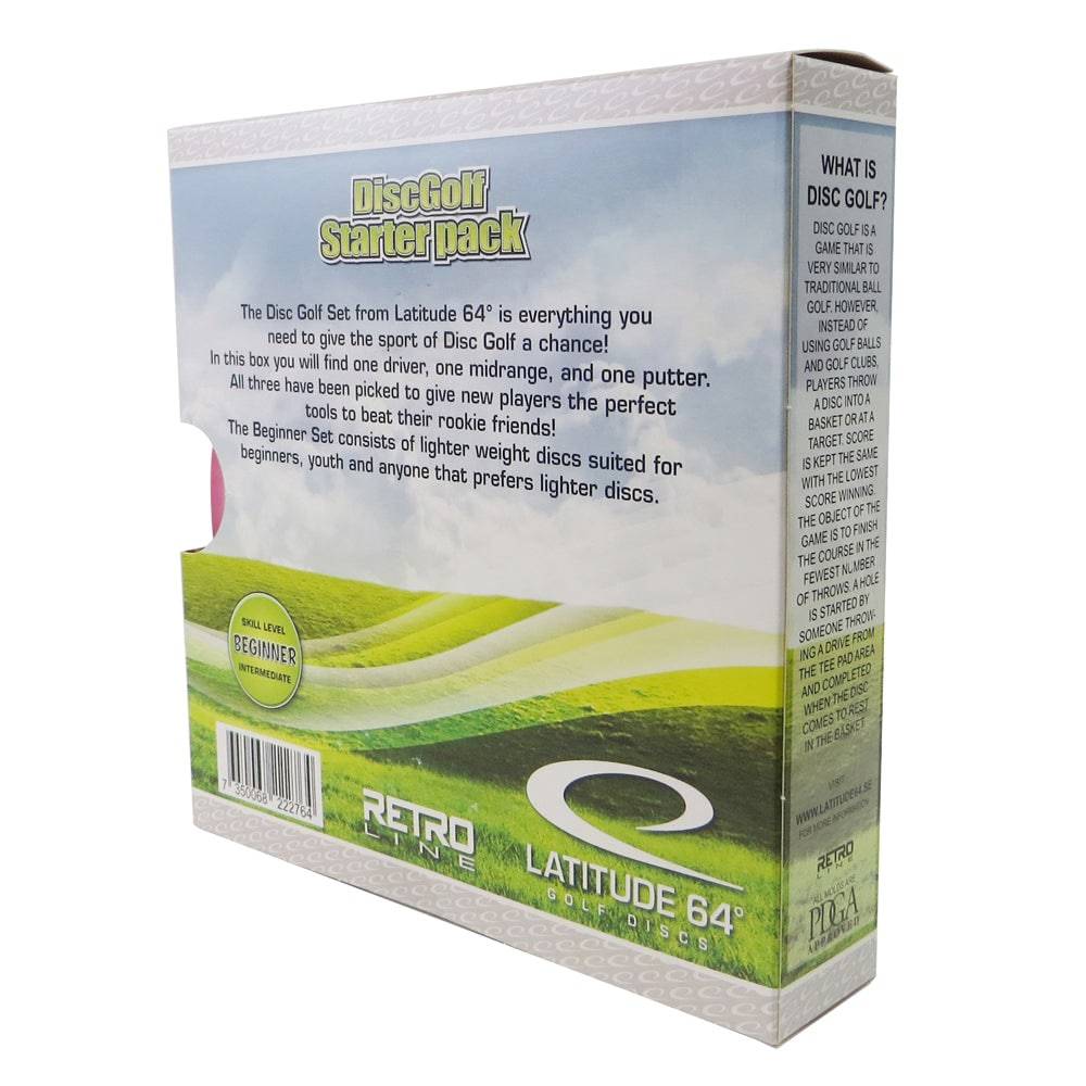 Latitude 64 Golf Discs Golf Disc Latitude 64 3-Disc Retro Burst Beginner Starter Disc Golf Set