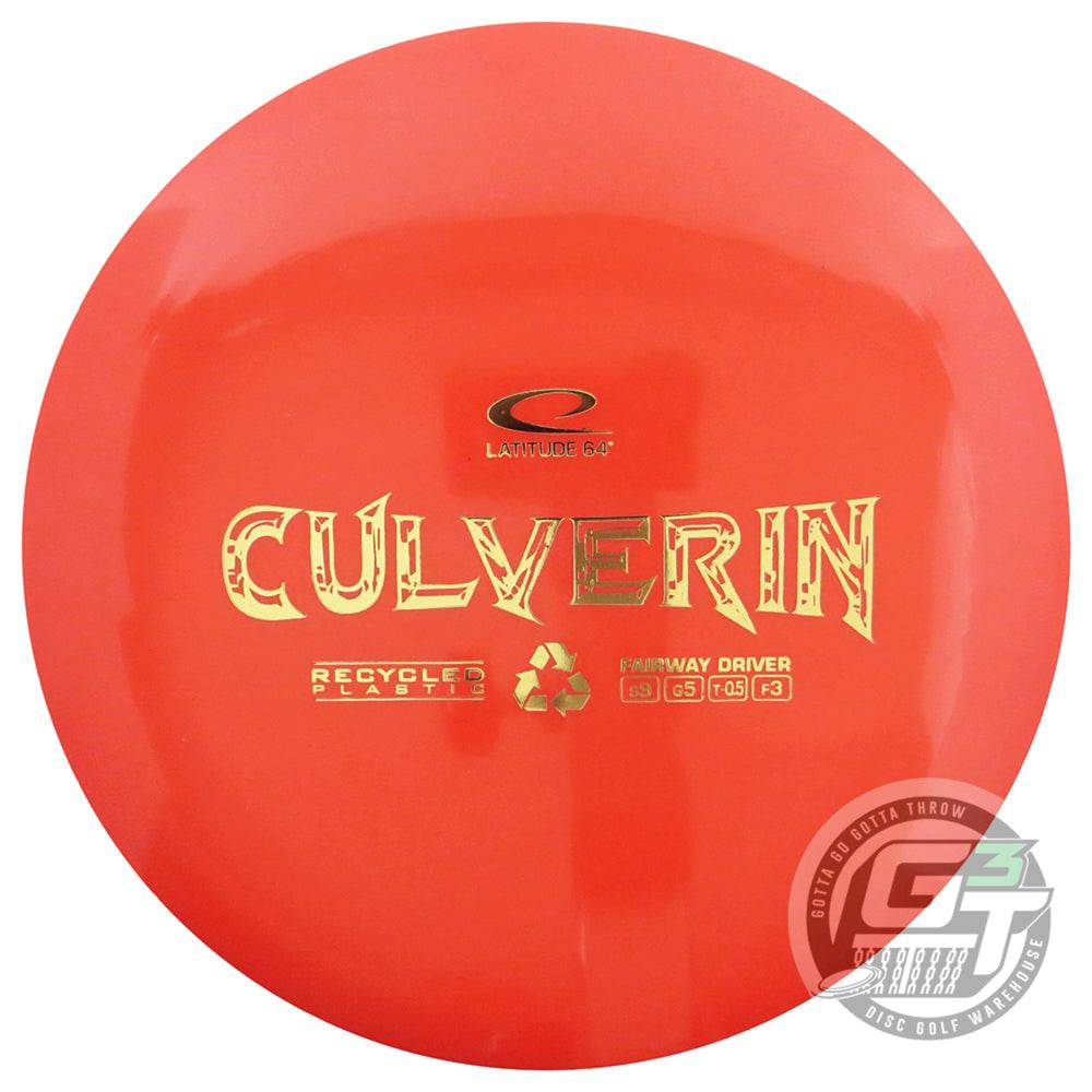 Latitude 64 Golf Discs Golf Disc Latitude 64 Reprocessed Gold Culverin Fairway Driver Golf Disc