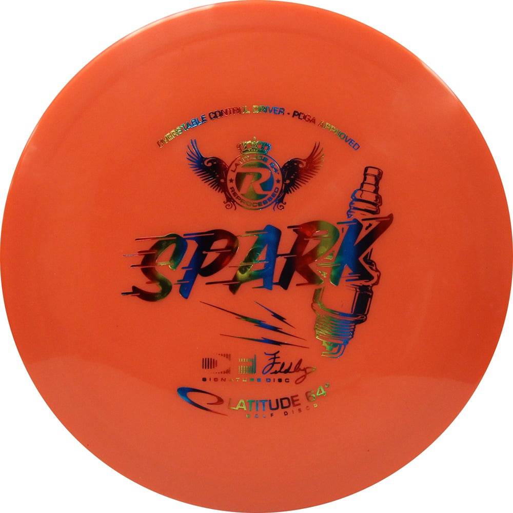 Latitude 64 Golf Discs Golf Disc Latitude 64 Reprocessed Gold Spark Fairway Driver Golf Disc