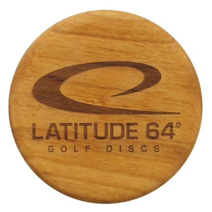 Latitude 64 Golf Discs Mini Latitude 64 Logo Alder Wood Mini Marker Disc