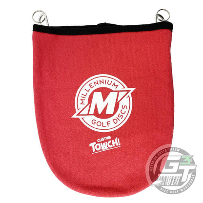 Millennium Golf Discs Accessory Red Millennium Golf Discs Towch Disc Golf Towel