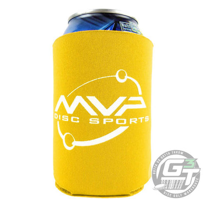 MVP Disc Sports Accessory Yellow MVP Disc Sports Orbit Logo Koozie Beverage Cooler