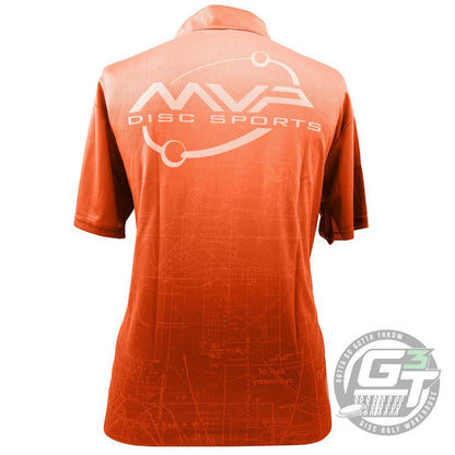 MVP Disc Sports Apparel MVP Disc Sports Graph Sublimated Short Sleeve Performance Disc Golf Polo Shirt