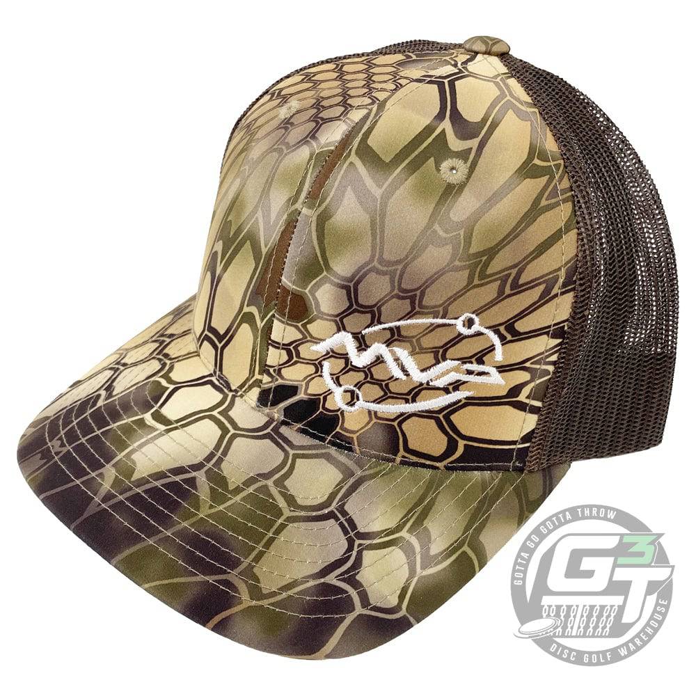 MVP Disc Sports Apparel Kryptek Highlander MVP Disc Sports Orbit Logo Kryptek Retro Trucker Snapback Mesh Disc Golf Hat