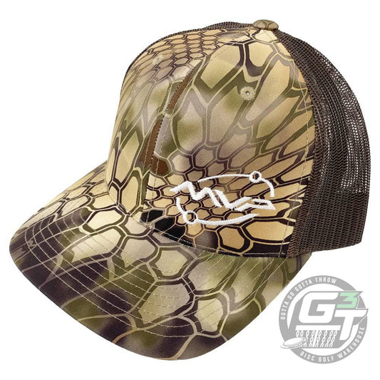 MVP Disc Sports Apparel Kryptek Highlander MVP Disc Sports Orbit Logo Kryptek Retro Trucker Snapback Mesh Disc Golf Hat