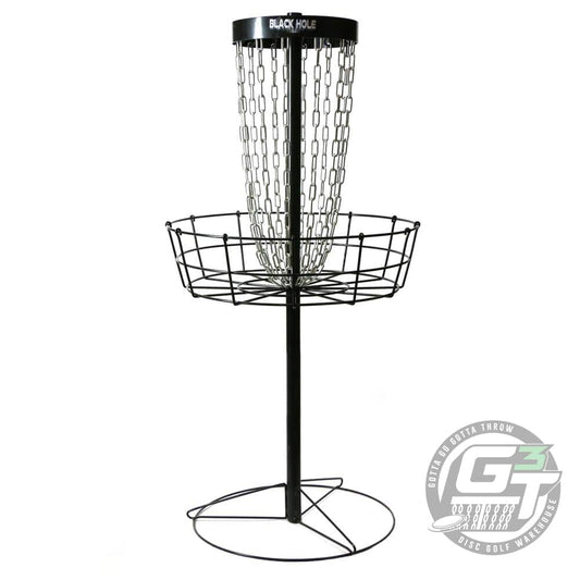 MVP Disc Sports Basket MVP Black Hole Precision 12-Chain Disc Golf Training Basket