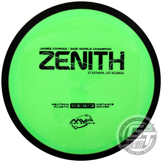 MVP Disc Sports Golf Disc MVP Neutron Zenith [James Conrad 1X] Distance Driver Golf Disc