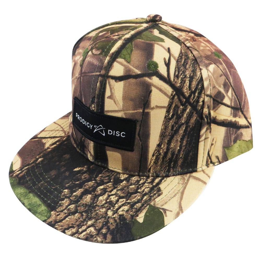 Prodigy Disc Apparel Camo Prodigy Horizontal Logo Snapback Flatbill Disc Golf Hat