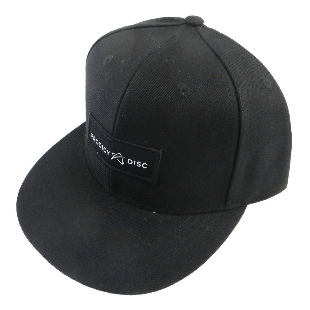 Prodigy Disc Apparel Black Prodigy Horizontal Logo Snapback Flatbill Disc Golf Hat
