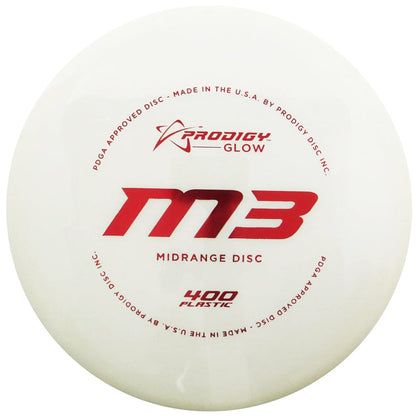 Prodigy 400 Glow Series M3 Midrange Golf Disc