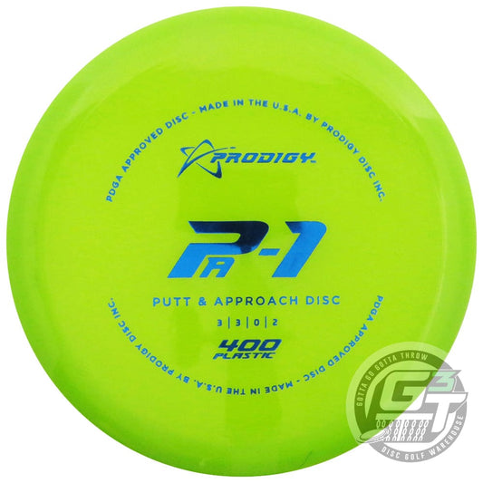 Prodigy Disc Golf Disc Prodigy 400 Series PA1 Putter Golf Disc