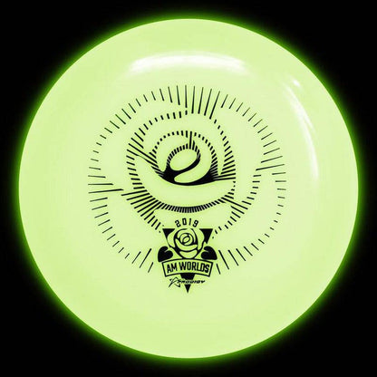 Prodigy Disc Golf Disc Prodigy Limited Edition 2019 Am Worlds 400 Glow Series D3 Max Distance Driver Golf Disc