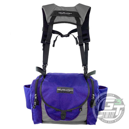 Revolution Disc Golf Bag Purple / Gray / Purple Revolution Carolina Team Disc Golf Bag