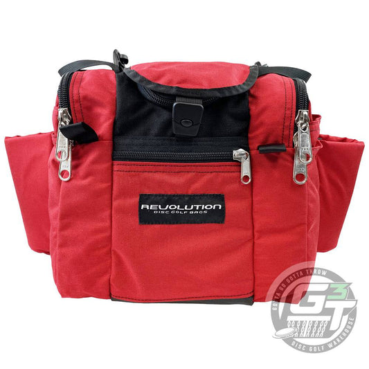 Revolution Disc Golf Bag Red Revolution Deluxe Mini Disc Golf Bag