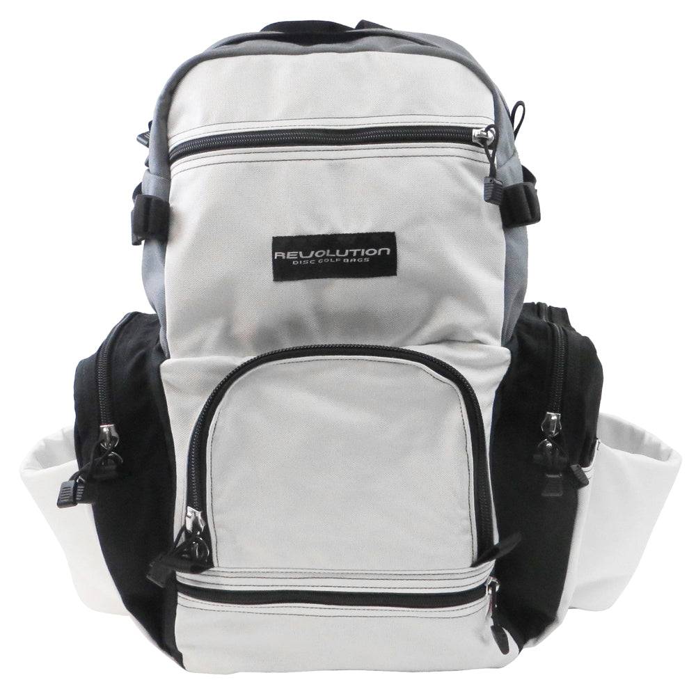 Revolution Disc Golf Bag White Revolution Dual Pack Backpack Disc Golf Bag