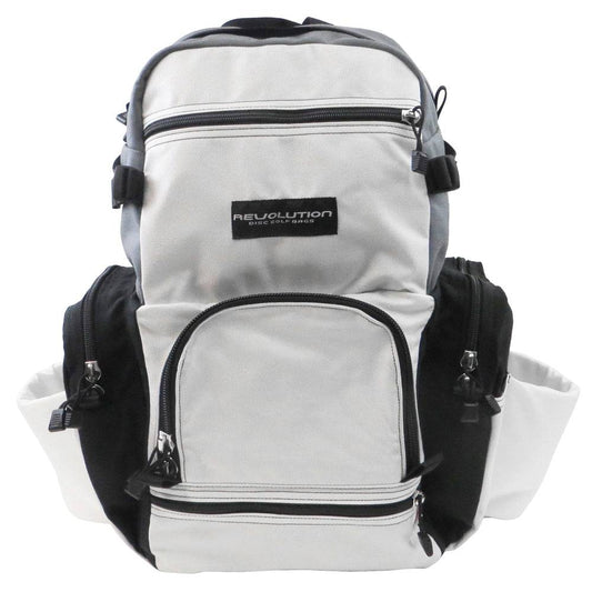 Revolution Disc Golf Bag White Revolution Dual Pack Backpack Disc Golf Bag