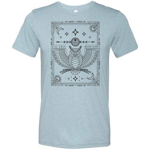 Westside Discs Apparel M / Blue Westside Discs Owl Short Sleeve Disc Golf T-Shirt